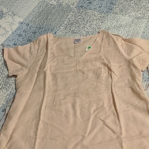 Pink maternity dress